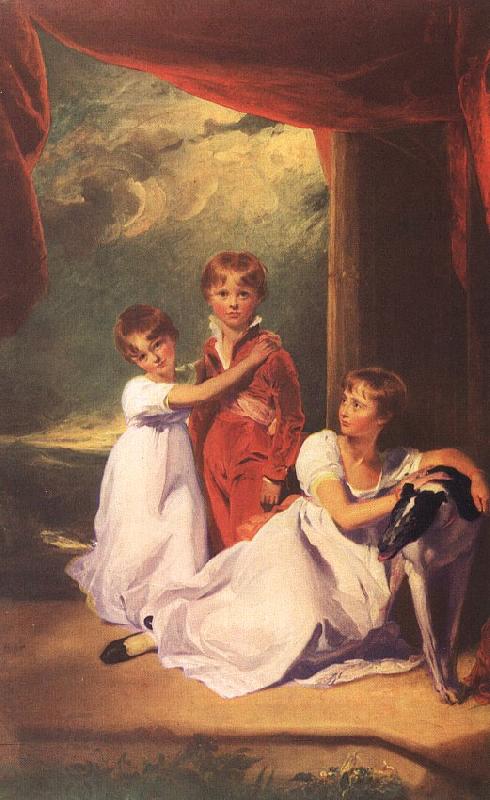  Sir Thomas Lawrence The Fluyder Children China oil painting art